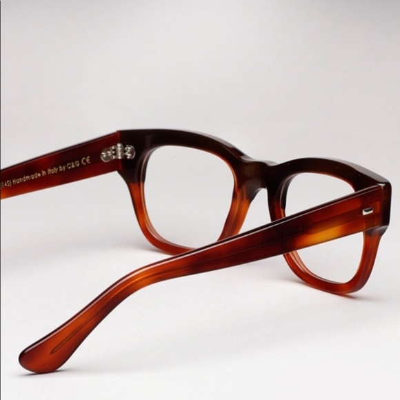 Sold - Cutler & Gross Black on Turtle Eyeglasses - Picture 5 of 7